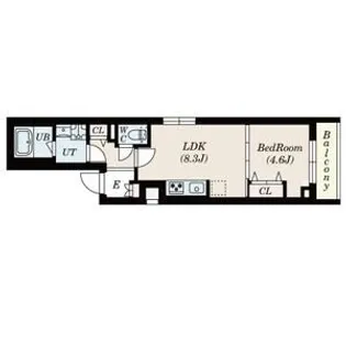 S-RESIDENCE高井戸EAST【4階】の間取り