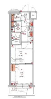 ハーモニーレジデンス池袋ウエスト【1階】の間取り