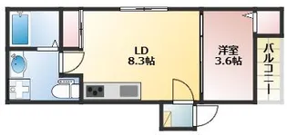 アルクグレイス【3階】の間取り
