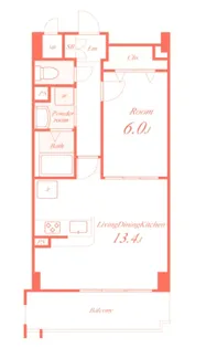 ヴェルデール新横浜【3階】の間取り