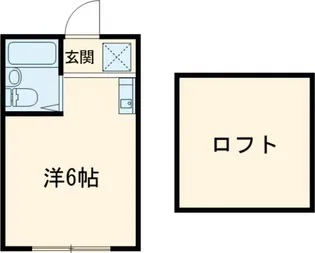 サラーム烏山【2階】の間取り