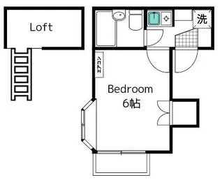 メゾネット桜上水【2階】の間取り