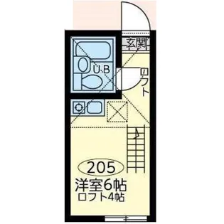 1Rの間取り画像