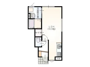 D BOX上安原南【1階】の間取り