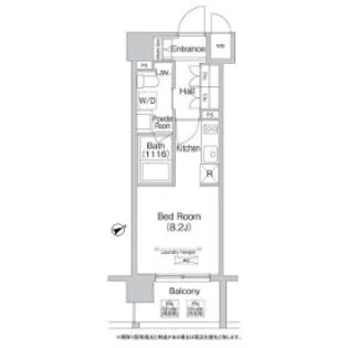 エミネンス高輪台【12階】の間取り