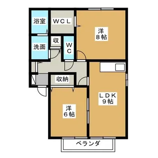 プロミネンスヴィラA【1階】の間取り