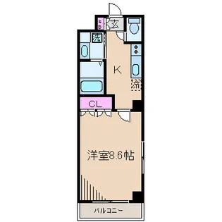 神奈川県川崎市中原区西加瀬【マンション】の間取り