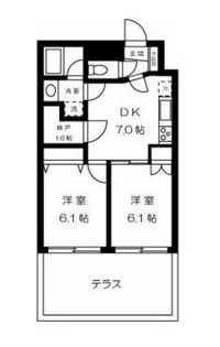 グレイスベル自由が丘【1階】の間取り