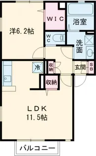 リジュールSAKURA【1階】の間取り