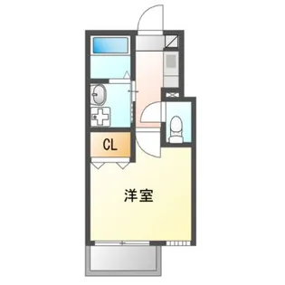 カルム吹田【1階】の間取り