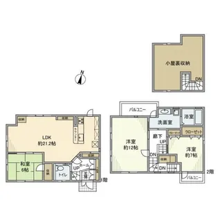 千葉県白井市根【一戸建】の間取り
