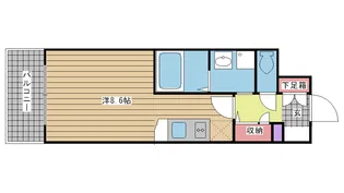兵庫県神戸市灘区鹿ノ下通3【マンション】の間取り