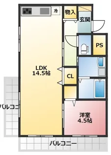 ビッグビレッジ【2階】の間取り