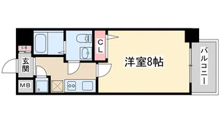 ラナップスクエア新大阪【7階】の間取り