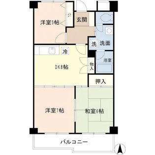 ロワヴェールミナミ【2階】の間取り
