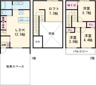 LOFTY SAGAの間取り