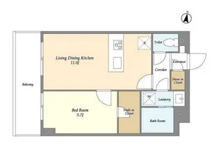 メゾンドオンディーヌ【3階】の間取り