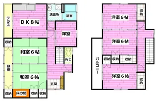 広島県安芸郡熊野町出来庭10【一戸建】の間取り
