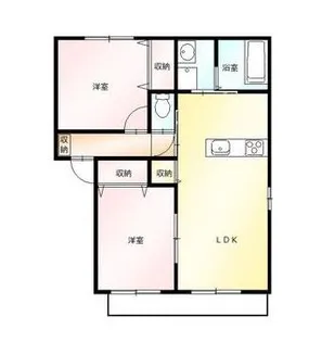 ルミエール C【2階】の間取り