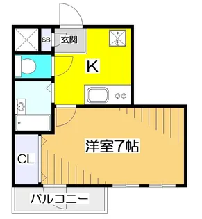 東京都国分寺市東恋ヶ窪2【マンション】の間取り