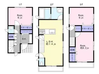 埼玉県さいたま市南区根岸3【一戸建】の間取り