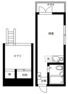 my plan 中野中央B棟【1階】の間取り