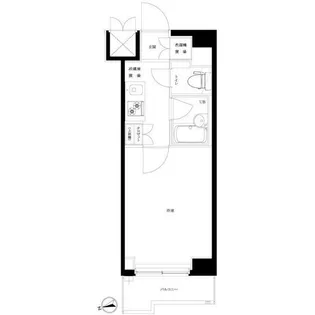 ルーブル北新宿【2階】の間取り