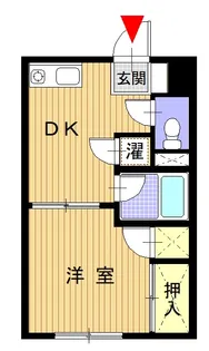 アンテルナ富水1【1階】の間取り