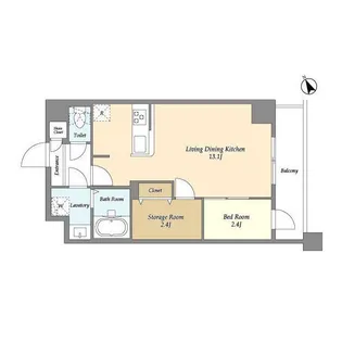アルファコート曳舟2【1階】の間取り