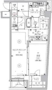 GENOVIA北池袋skygarden【2階】の間取り