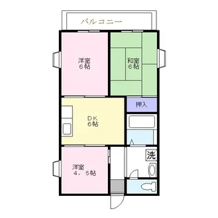 サンモールナカノ【3階】の間取り