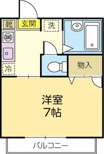 ベルハイム【1階】の間取り