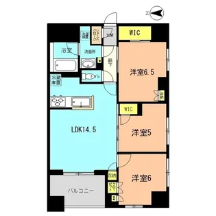 サンクレイドル湘南平塚V【6階】の間取り