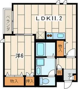 ルミエールブラン【3階】の間取り