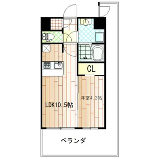 オリエンテム宿院南【4階】の間取り