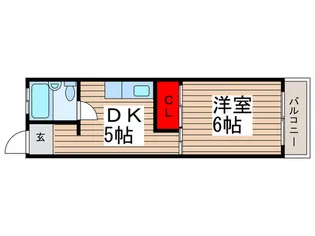 今谷レジデンス【1階】の間取り