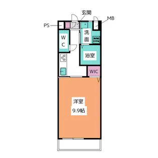 愛知県岩倉市大市場町郷前【アパート】の間取り