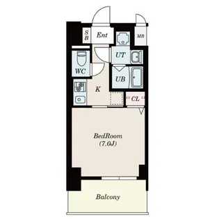 S-RESIDENCE浄心East【10階】の間取り