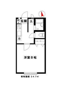フィオーレハウス【1階】の間取り