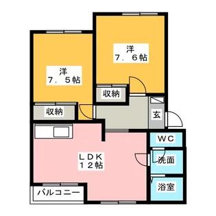 ルミナス【1階】の間取り