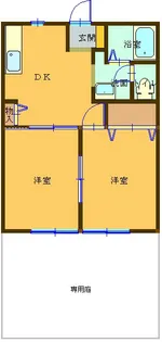 コーポ浜名湖【1階】の間取り