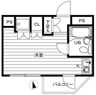 エレガンス新宿【2階】の間取り