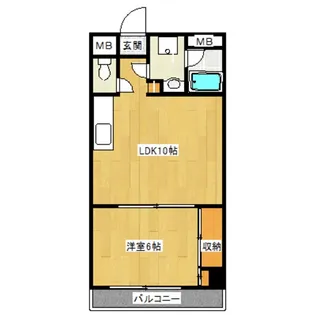 ロイヤルヒロ【2階】の間取り