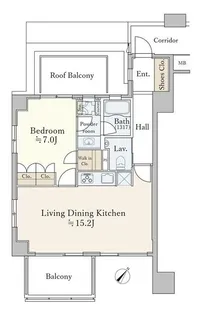 グランスイート神宮前【4階】の間取り