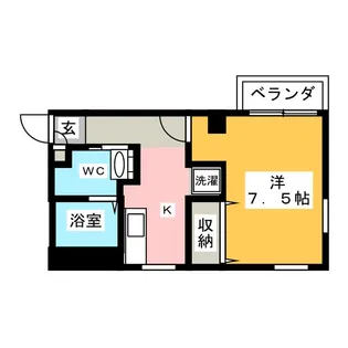 フォレスト新宿【2階】の間取り