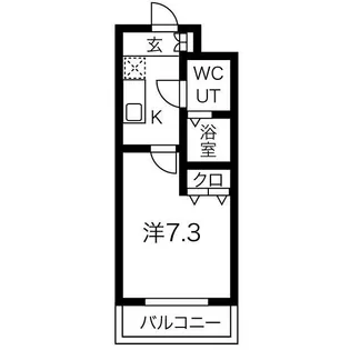アリビオ千里豊津【7階】の間取り