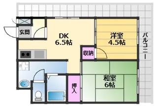 第2ミツルマンション【3階】の間取り