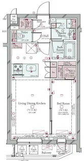 コンシェリア目黒本町 THE RESIDENCE【4階】の間取り