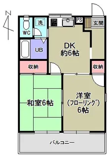 第1みゆきハイツ【2階】の間取り
