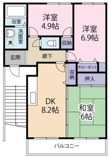 フィネス田宮【2階】の間取り